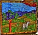 Horses - Stained Glass by Peggy Journey Campbell