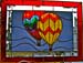 Hot Air Balloons - Stained Glass by Peggy Journey Campbell