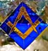 Masonic Logo - Stained Glass by Peggy Journey Campbell